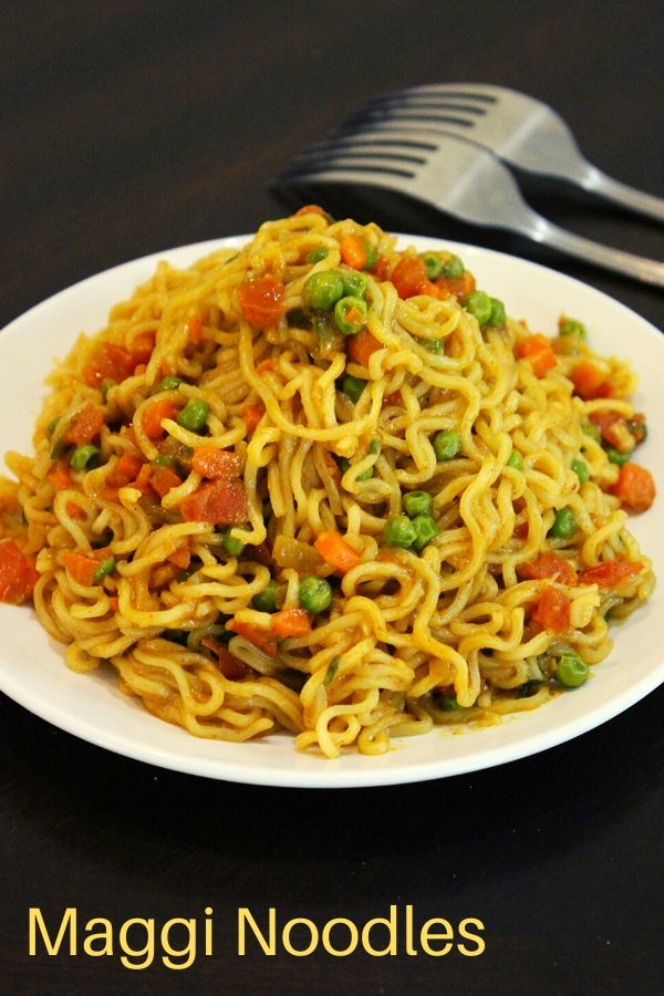 maggi noodles recipe, vegetable maggi recipe - Yummy Indian Kitchen