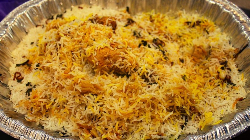 biryani in oven is ready