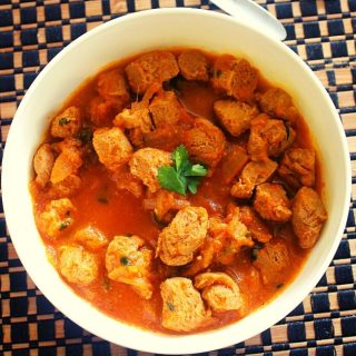 soya chunks curry