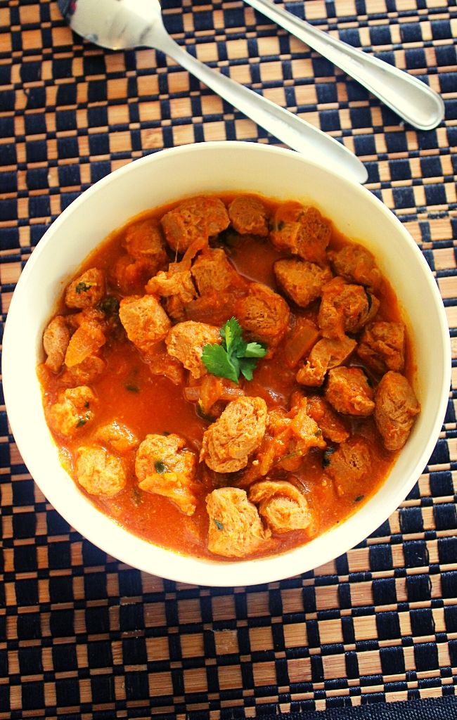 Soya Chunks Curry