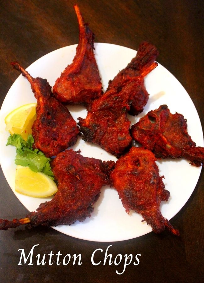 mutton chops fry recipe