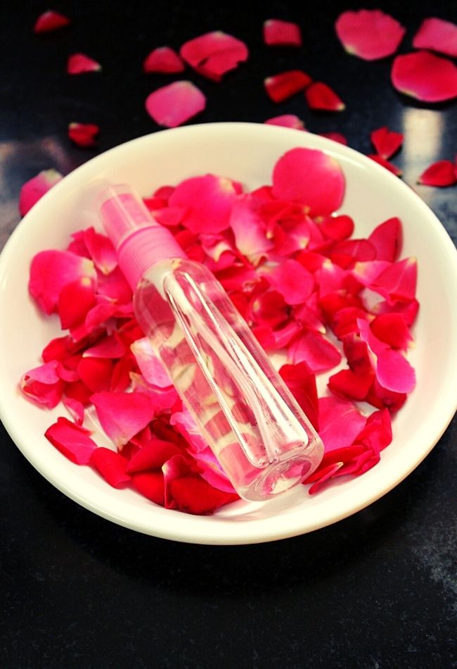 homemade rose water for face and skin