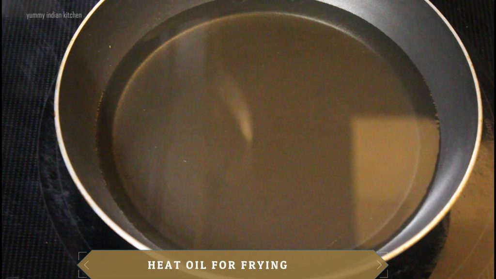 Heating oil for deep frying