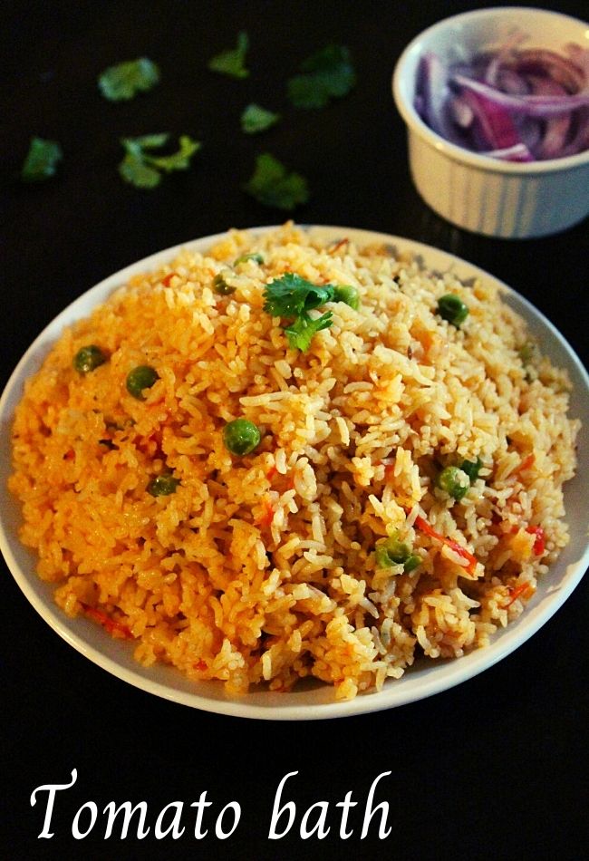 tomato bath recipe served in a plate