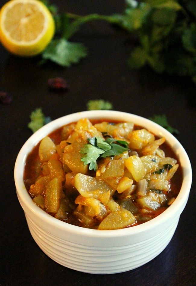 bottle gourd recipe or sorakaya curry