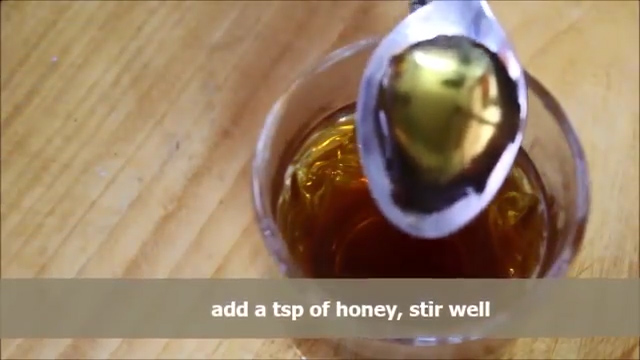adding honey
