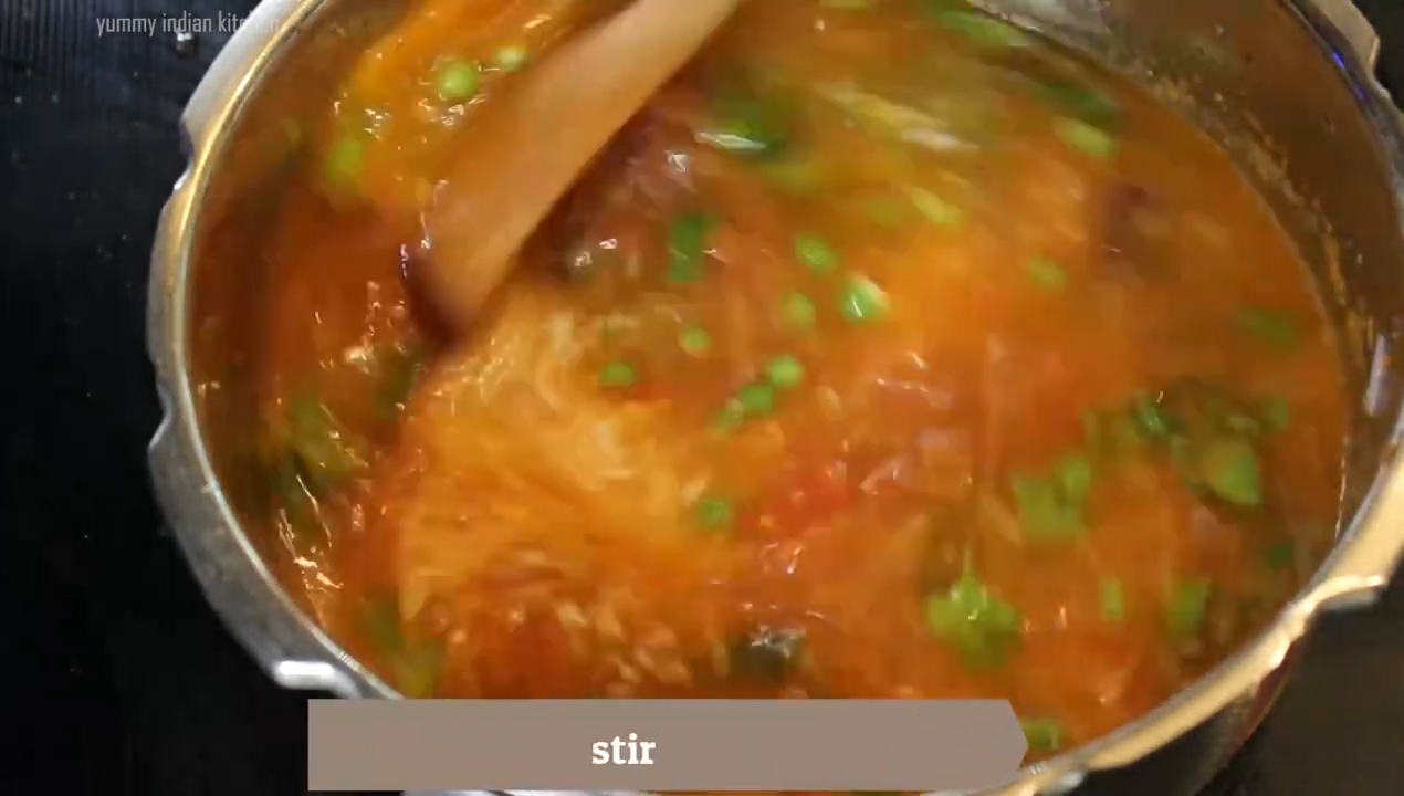 tomato bath recipe, tomato rice bath - Yummy Indian Kitchen