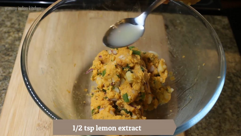 Adding lemon extract