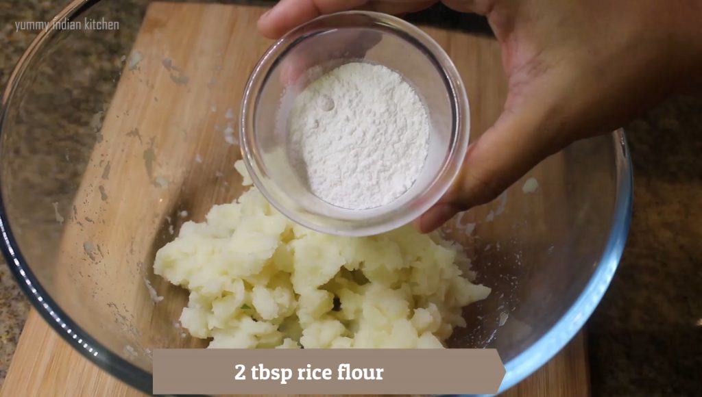 Adding rice flour