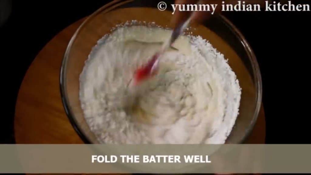 Mixing the batter without lumps