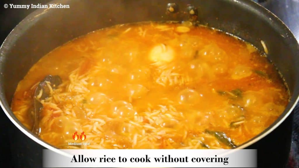cooking the rice