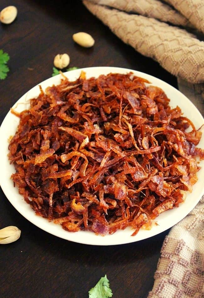 Fried Onions Recipe, Onions for Biryani (Birista) Yummy Indian Kitchen