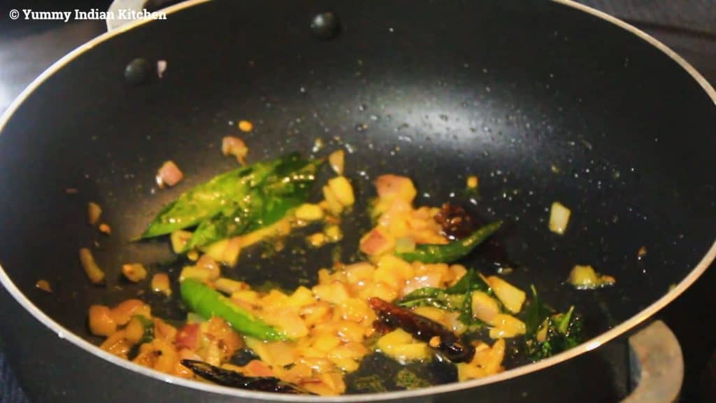 cooking dahi curry