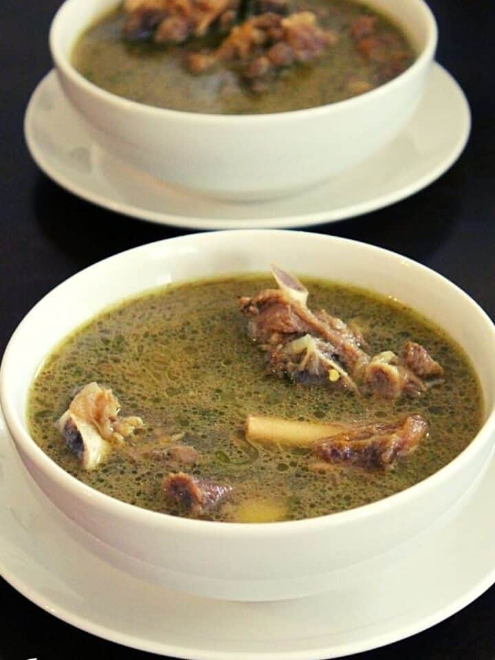 mutton soup recipe, mutton bone soup - Yummy Indian Kitchen
