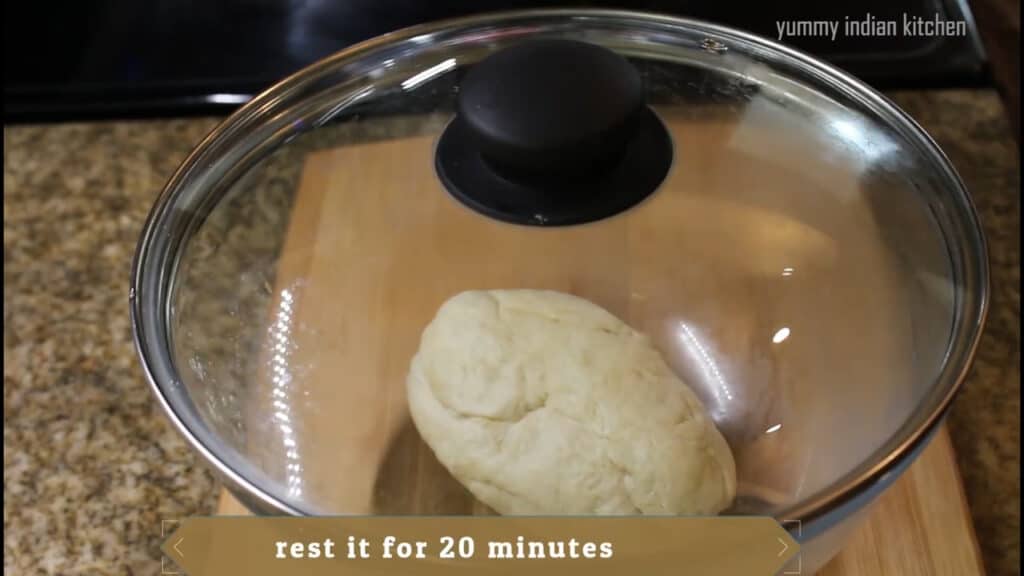 resting dough for 20 minutes