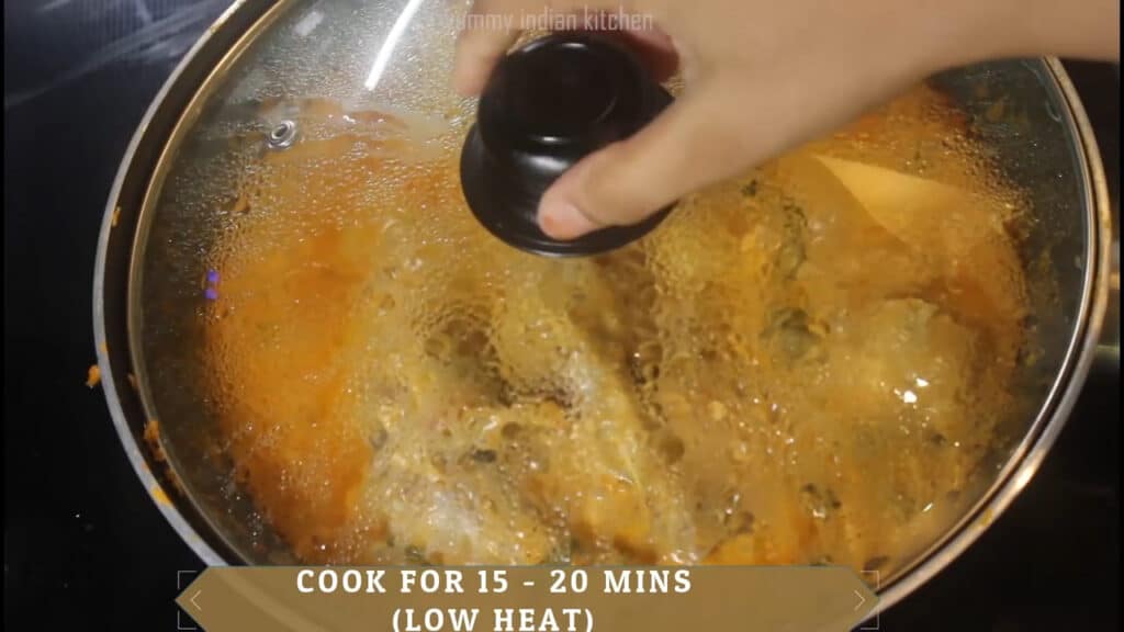 Cook for 15-20 minutes
