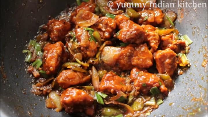 chilli chicken recipe | chilli chicken dry and gravy - Yummy Indian Kitchen