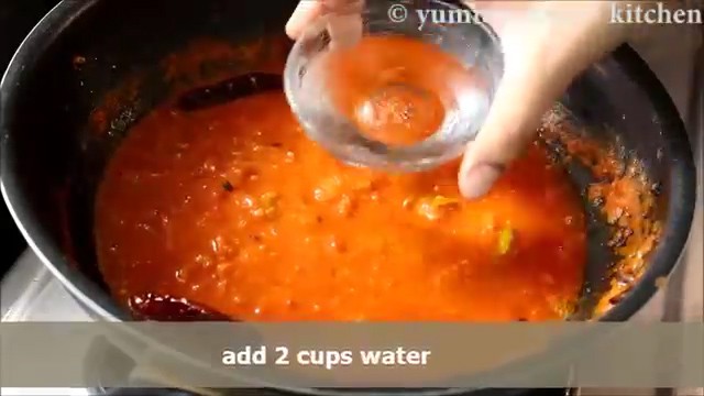 Adding 2 cups of water