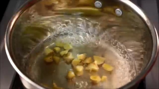 boiling the water