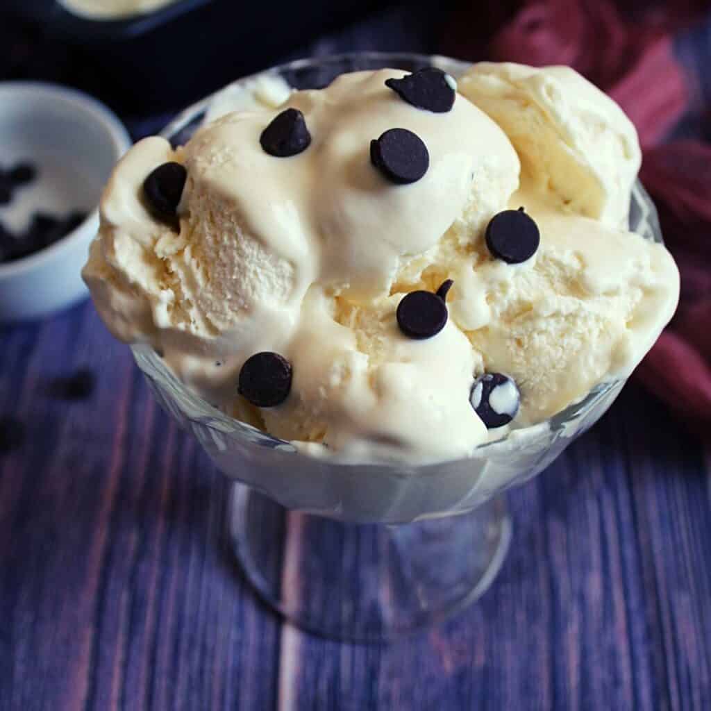Homemade Ice Cream With Condensed Milk Vanilla 1024x1024 