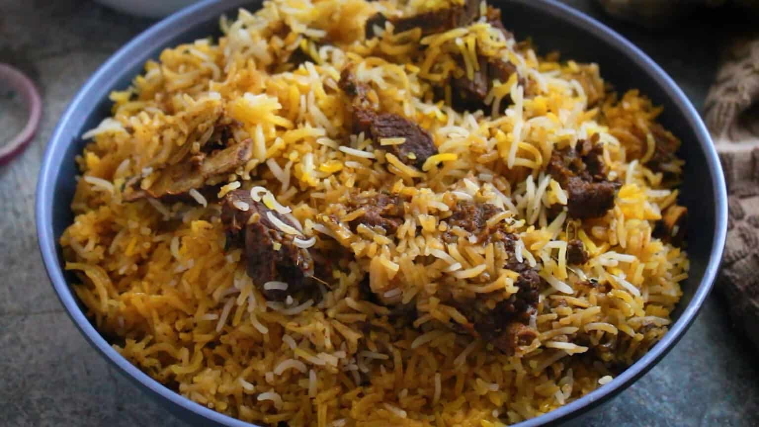 Mutton Biryani Recipe, indian style mutton biryani Yummy Indian Kitchen