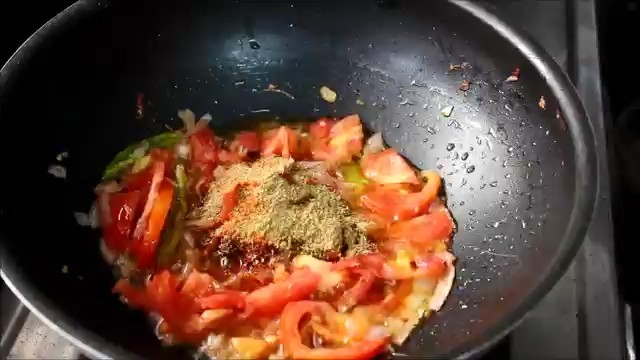 adding dry spices