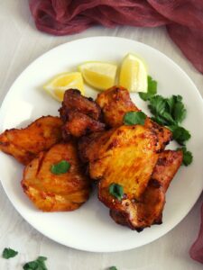 air fryer boneless chicken thighs (Skinless) - Yummy Indian Kitchen