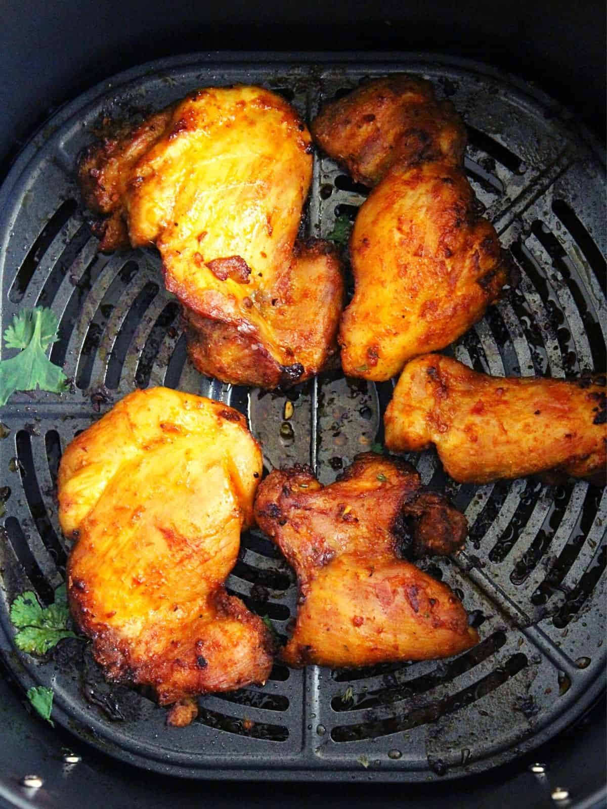 air fryer boneless chicken thighs (Skinless) - Yummy Indian Kitchen