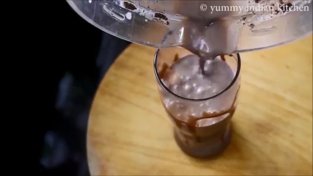 pouring the shake