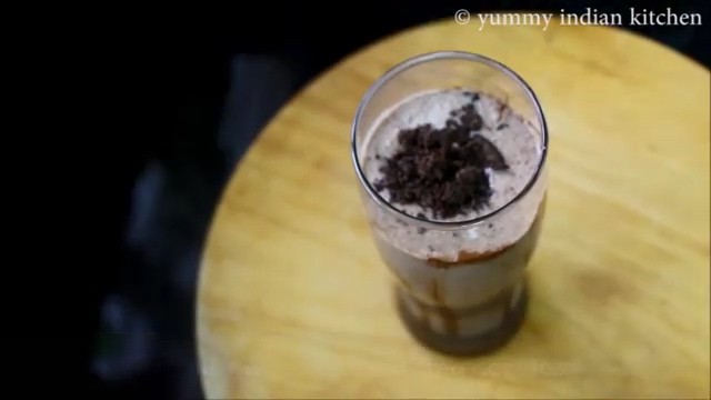 topping with crushed oreo
