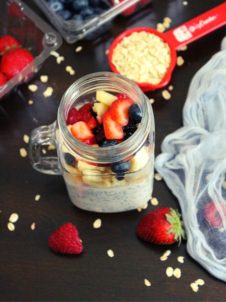 healthy overnight oats recipe for weight loss