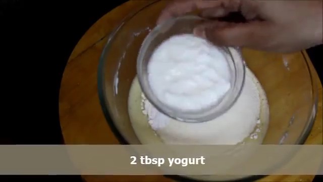 Adding yogurt
