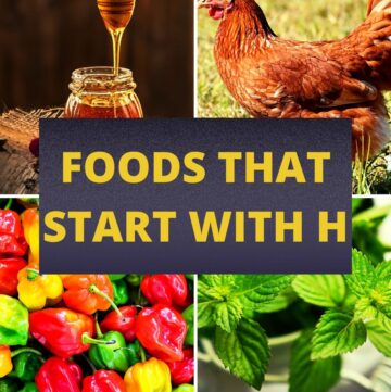 foods that start with h