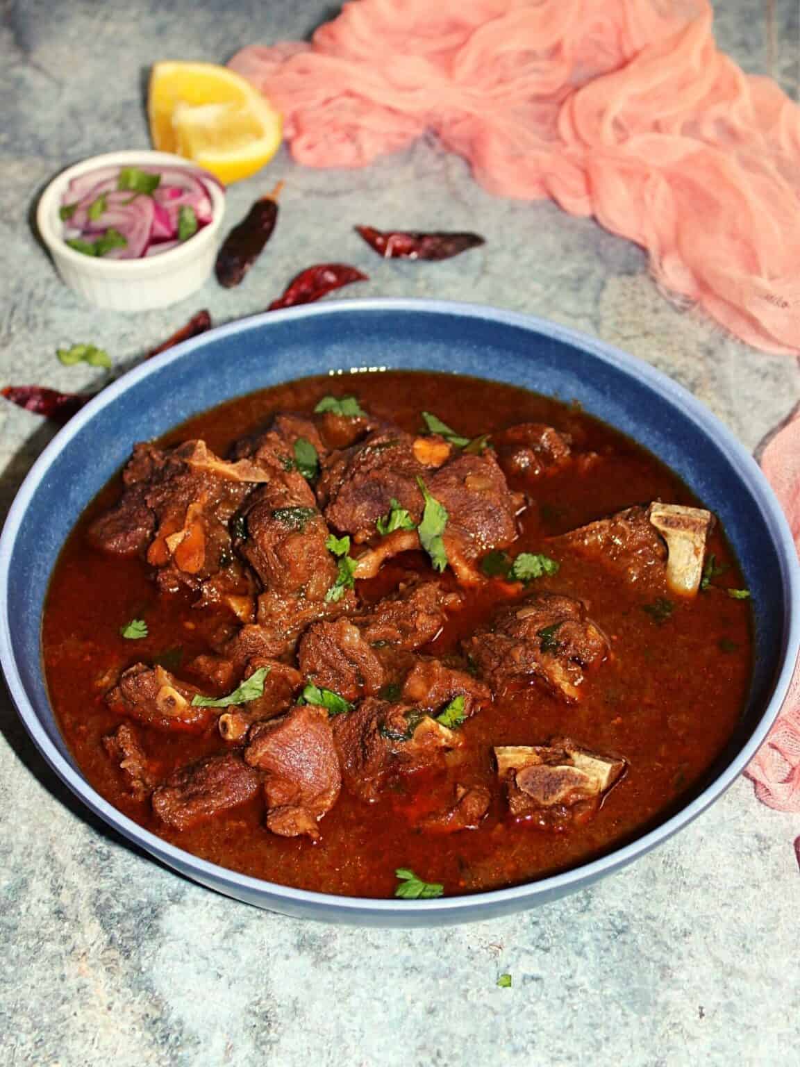 lamb vindaloo recipe, goat vindaloo (instant pot) - Yummy Indian Kitchen