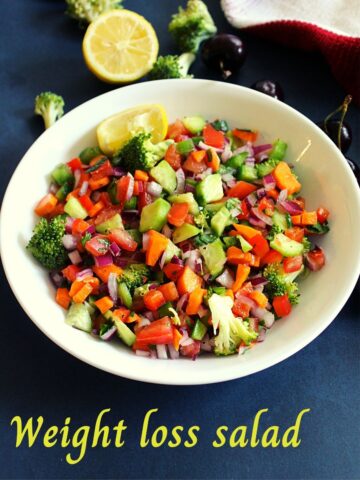 vegetable salad recipe for weight loss - Yummy Indian Kitchen