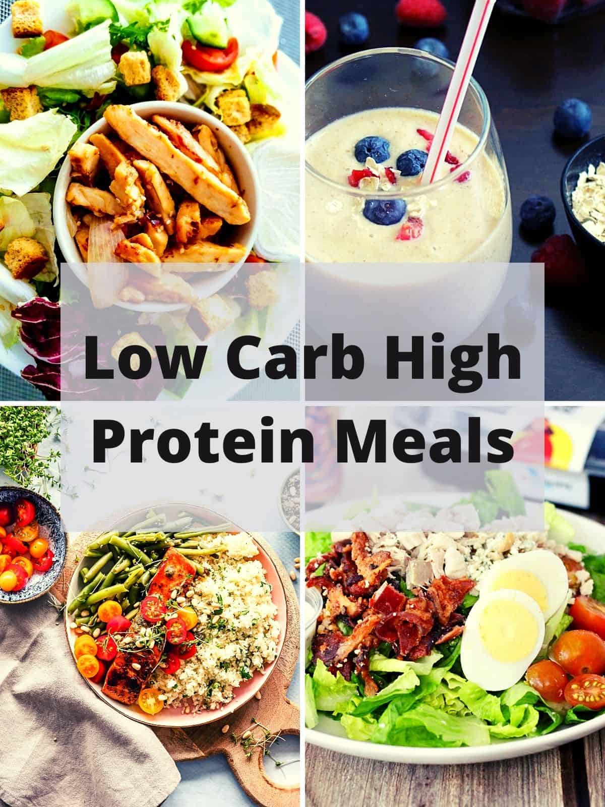 low carb high protein meals and recipes for weight loss